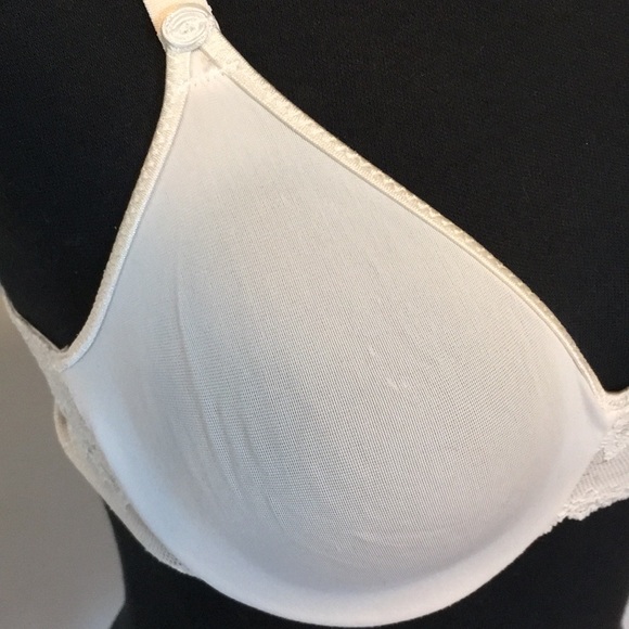 VTG Barely There Lace Unlined Sheer Bra, 34C - Picture 5 of 9